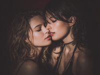 People connecting in a lesbian chat room, sharing messages in an inclusive online adult environment.